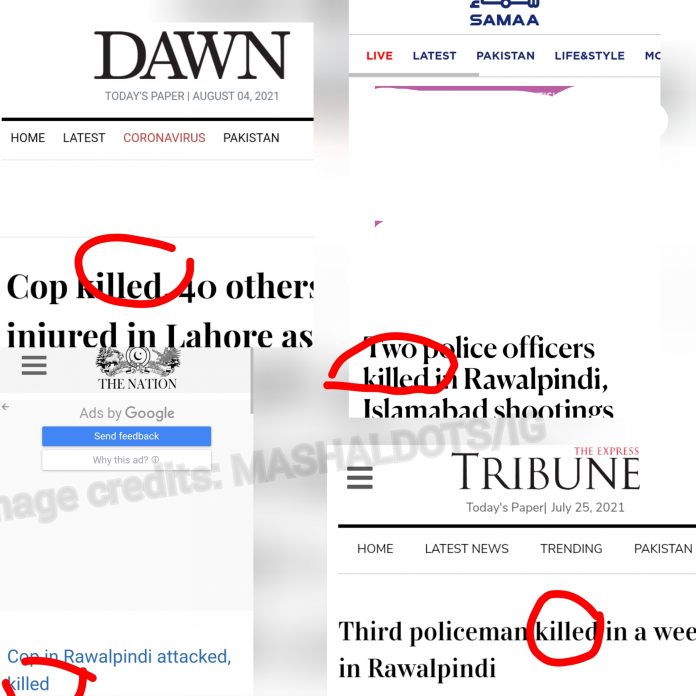 This is how our local media regards our national heroes.